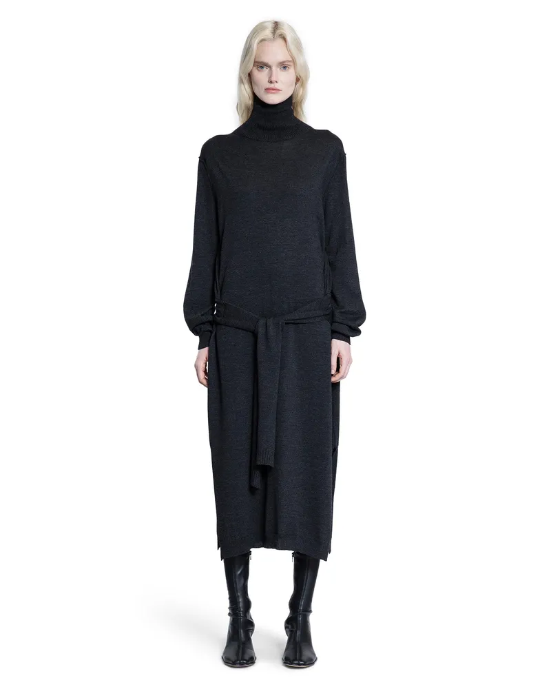 Christophe Lemaire Trompe L'Oeil Dress Grey