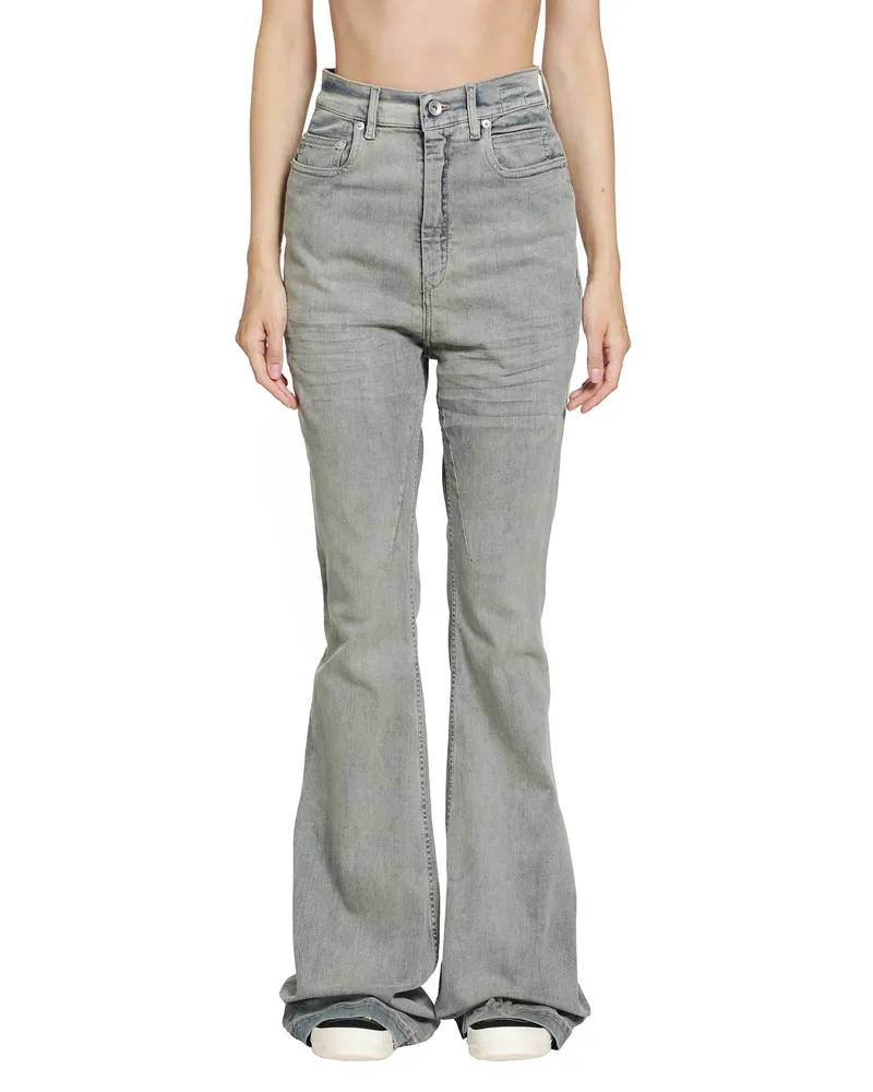DRKSHDW by Rick Owens Tower Bolan Bootcut Blue