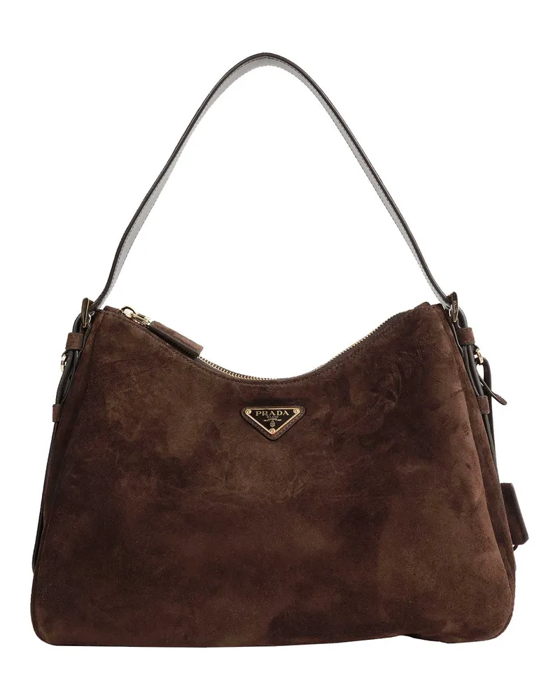 Prada Leather Top Handle Bag 