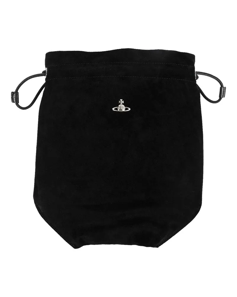Vivienne Westwood Drawstring Pouch Bag Black
