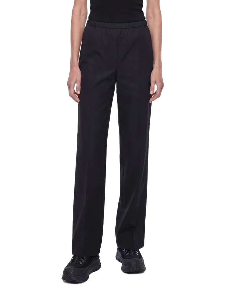 Moncler Cotton Poplin Pants Black