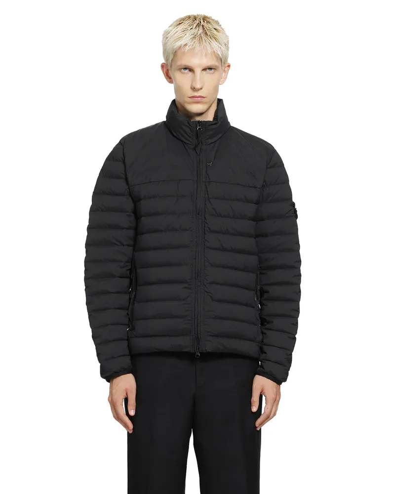 Stone Island 4100067 Seamless Tunnel Nylon Down-TC Black