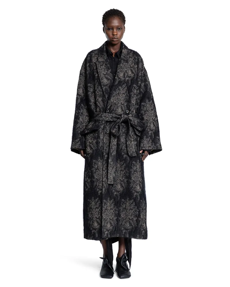 Uma Wang Cicero Coat Black