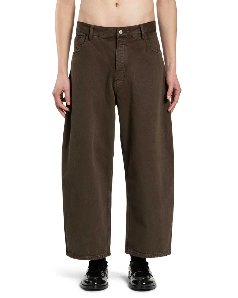 Studio Nicholson Paolo Jeans Brown