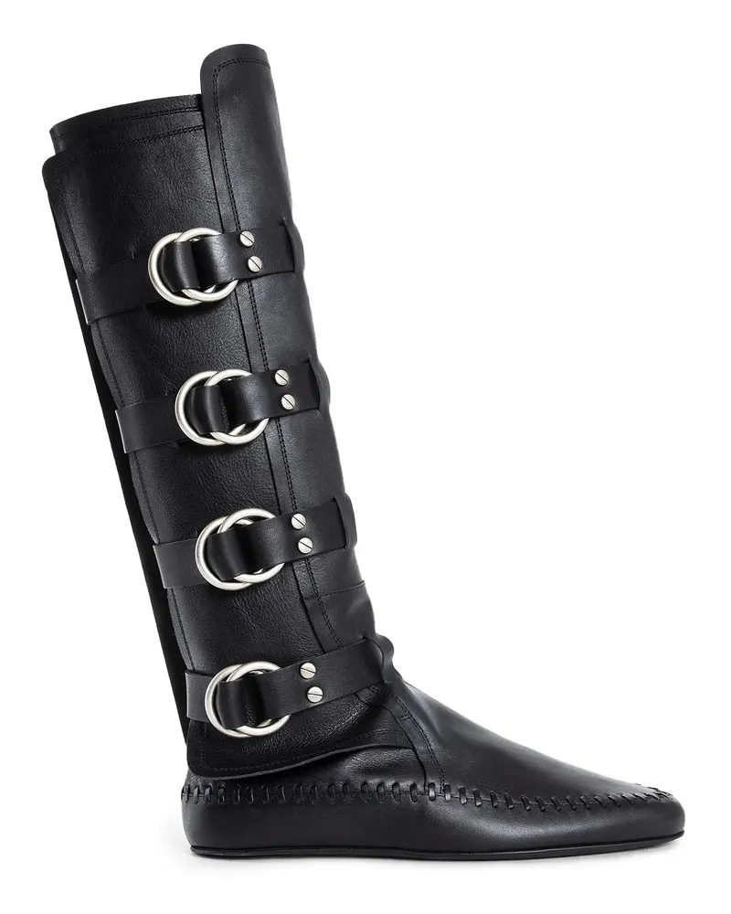 Ann Demeulemeester Siver soft boots Black