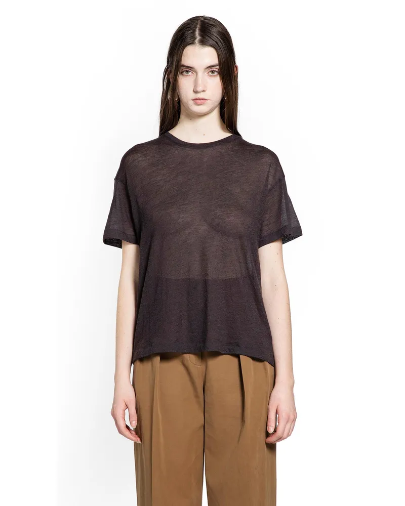 The Row Lila Top Brown