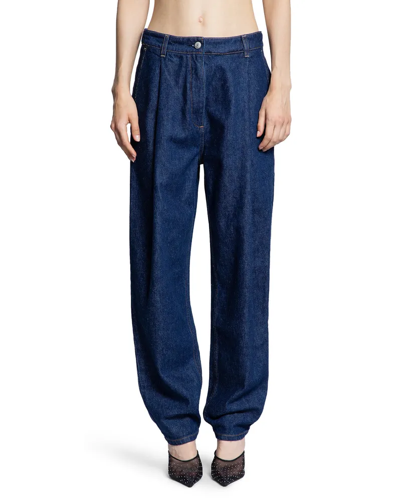 Magda Butrym Denim Pants Blue
