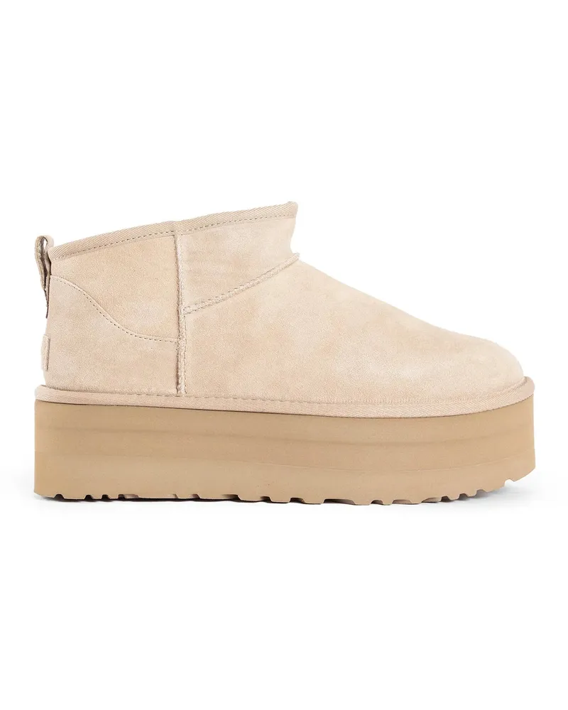 UGG Stivali con plateau ultra mini classici Beige