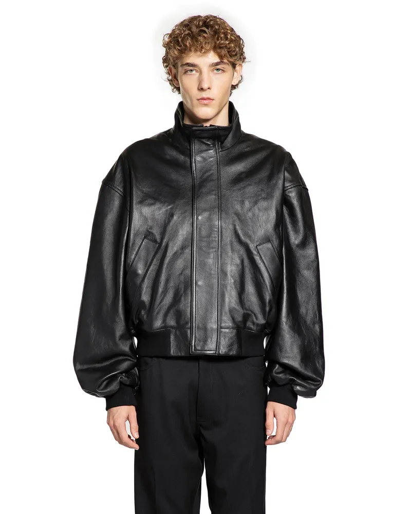 Balenciaga Lamb Leather & Cotton Blouson 
