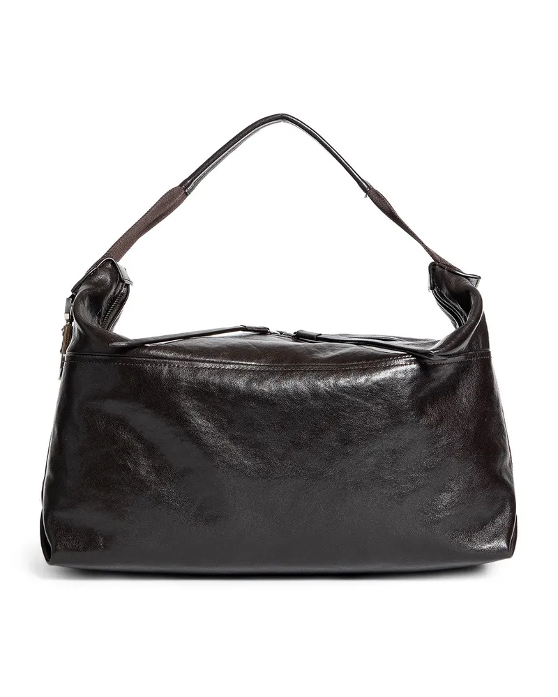Christophe Lemaire WOMAN BROWN SHOULDER BAGS Brown