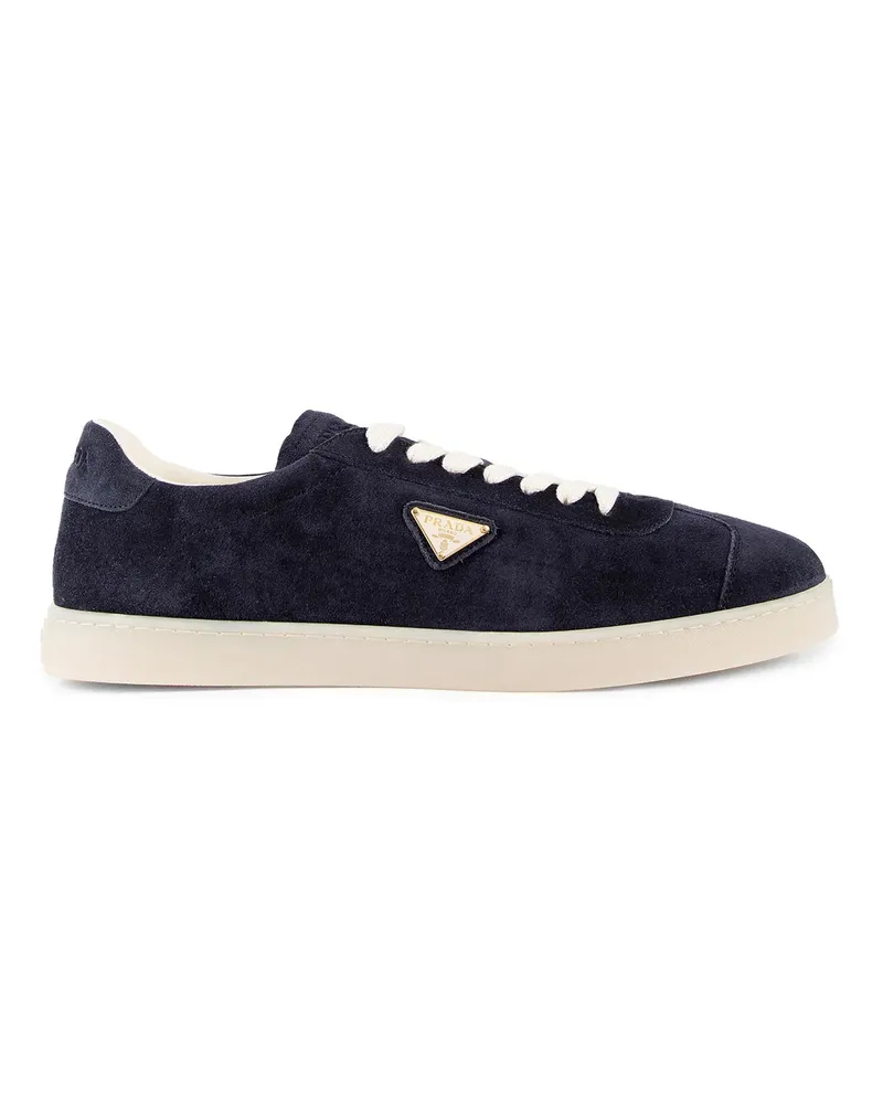 Prada Sneakers in pelle scamosciata Lane Blue