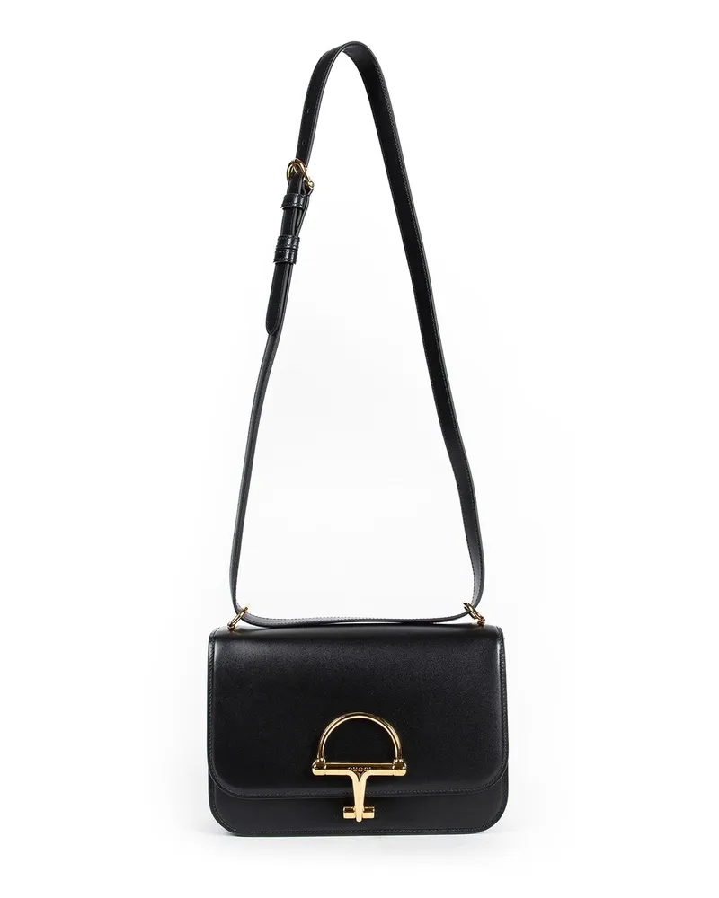 Gucci Siena Leather Shoulder Bag Black