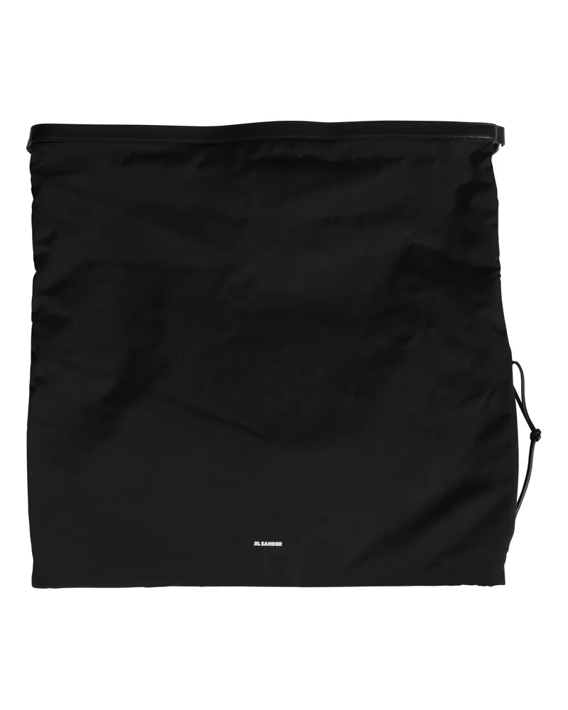 Jil Sander Soft Roller Hobo Bag Black