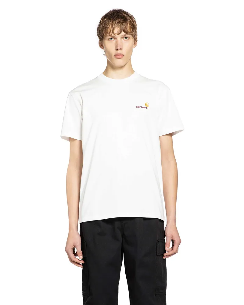 Carhartt WIP S/S American Script T-Shirt White