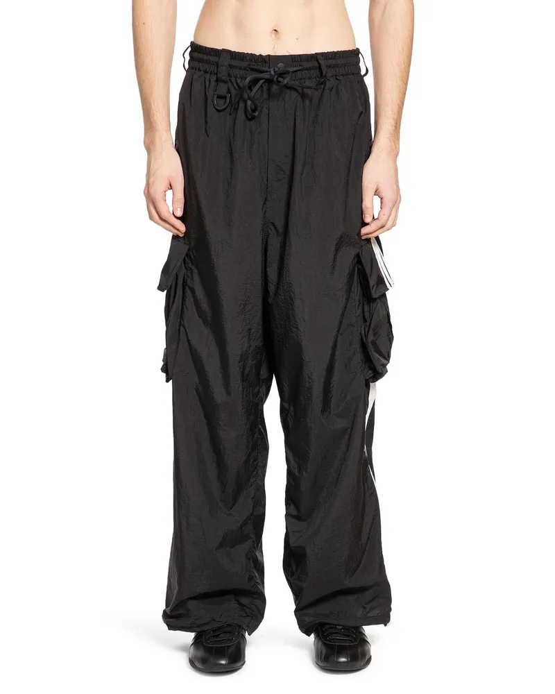 Y-3 Nylon Cargo Pants Black