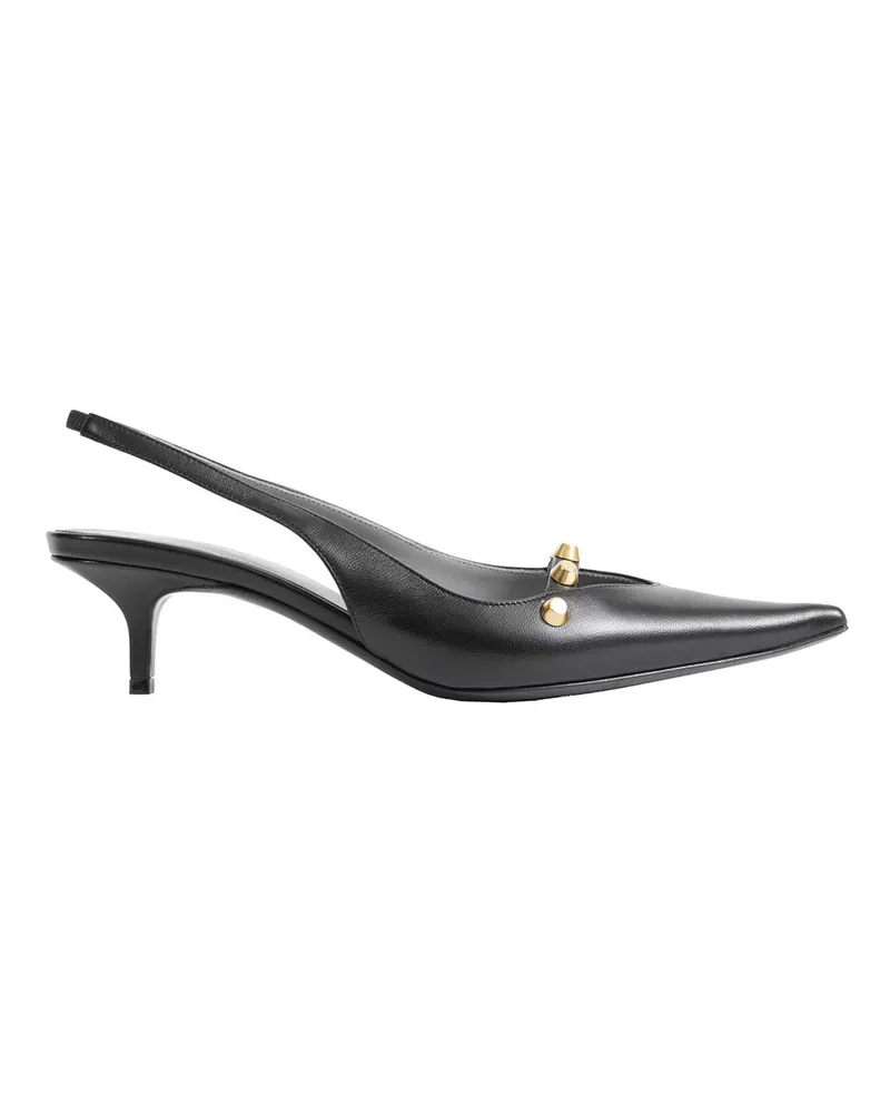 Balenciaga Midnight Slingback Pumps Black