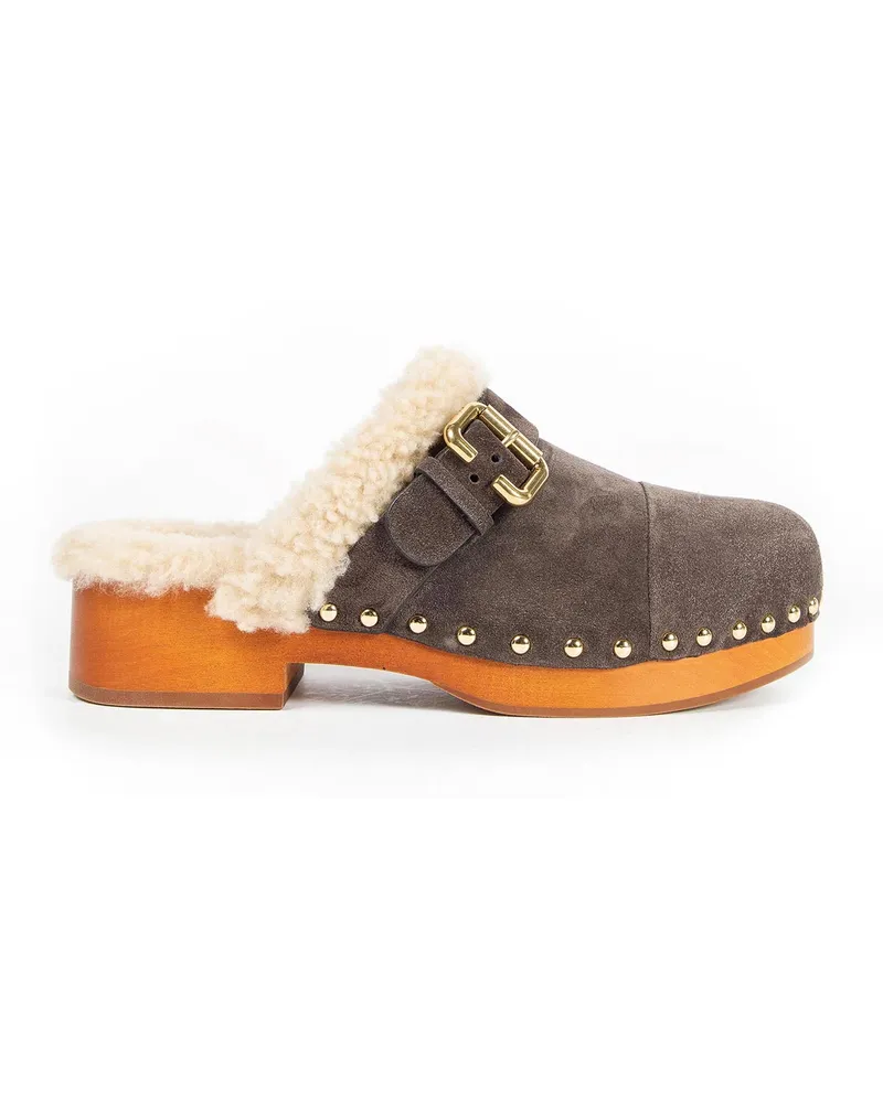Chloé Jeannette Clogs Brown