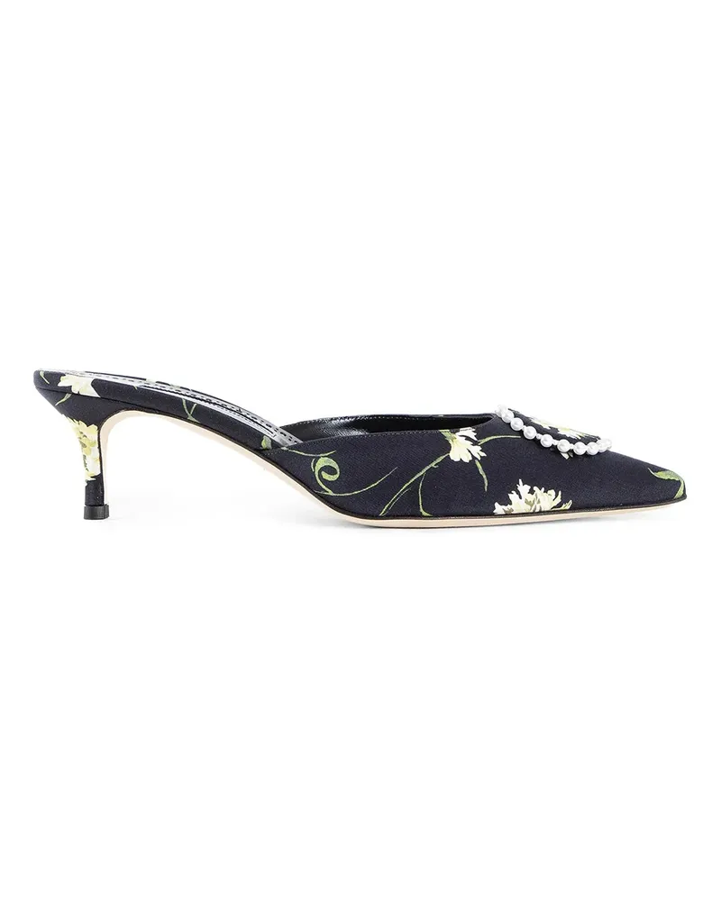 Manolo Blahnik Kifatmu 50 Muli Black