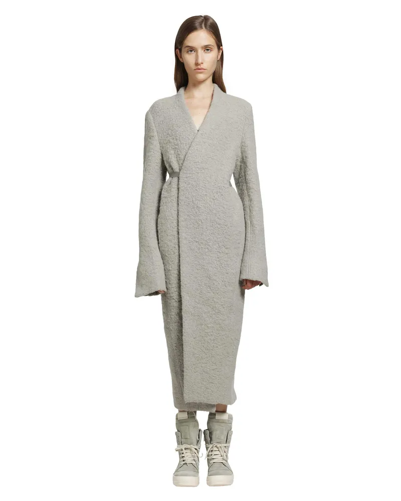 Rick Owens Tower Soft Cyclops Coat Grey