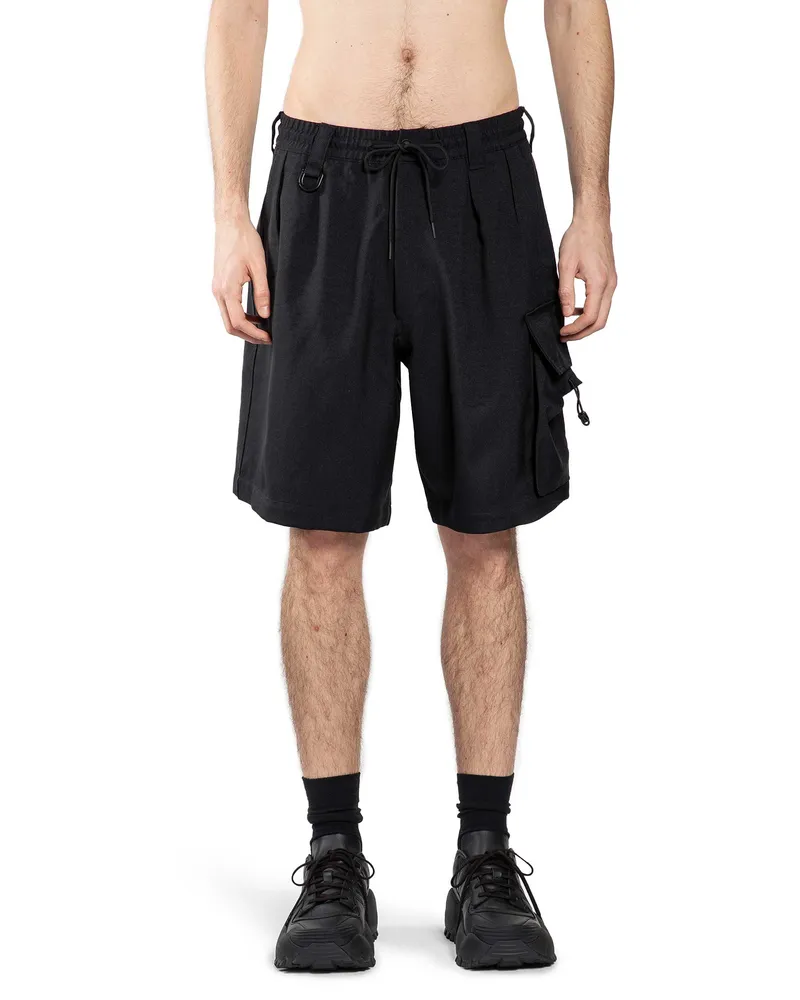 Y-3 Sport Uniform Cargo Shorts Black