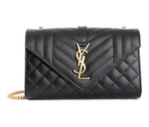 Envelope Small in Quilted Grain De Poudre