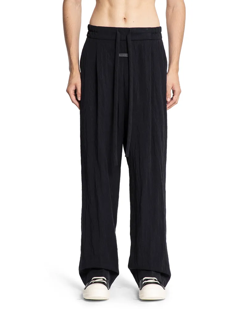 Fear of God Drawstring Straight Pants Black