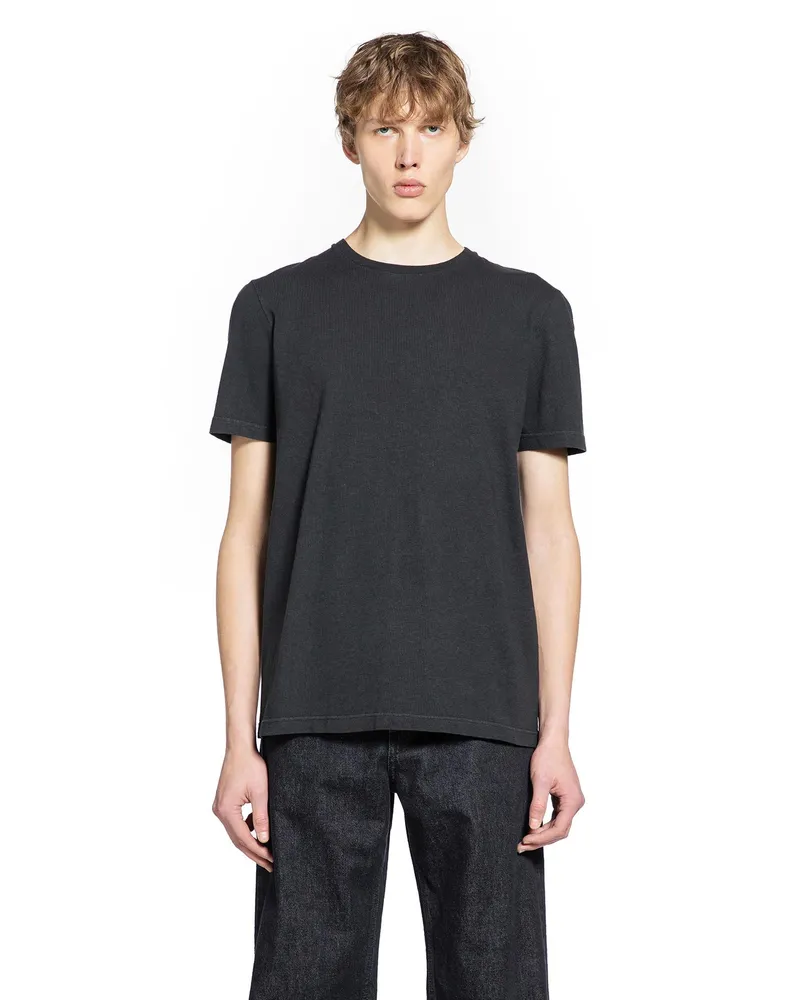 The Row Luke T-Shirt in Cotton Black