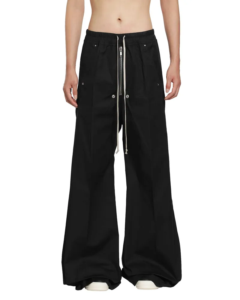Rick Owens Tower Wide Bela Pants Black