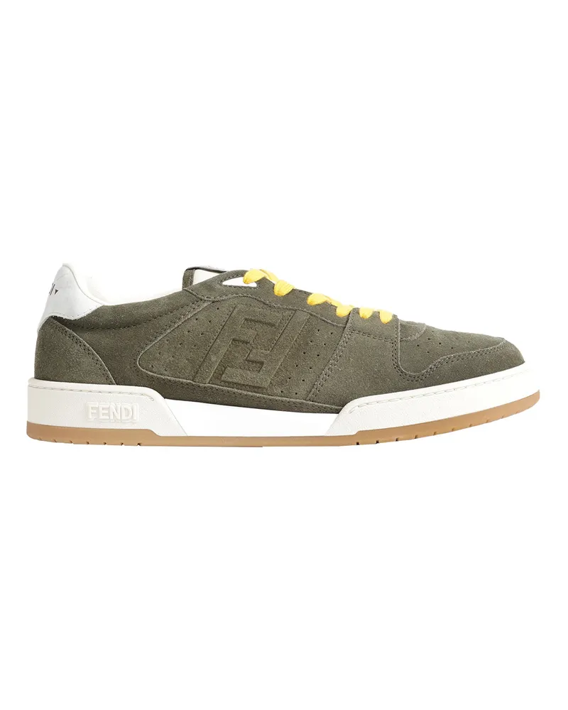 Fendi Match Trainers Green