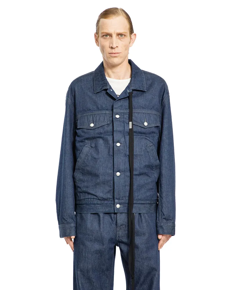 Ann Demeulemeester Giacca di jeans Patrick High-Comfort Blue