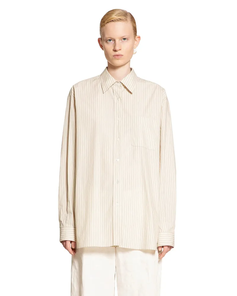 The Row WOMAN BEIGE SHIRTS Beige