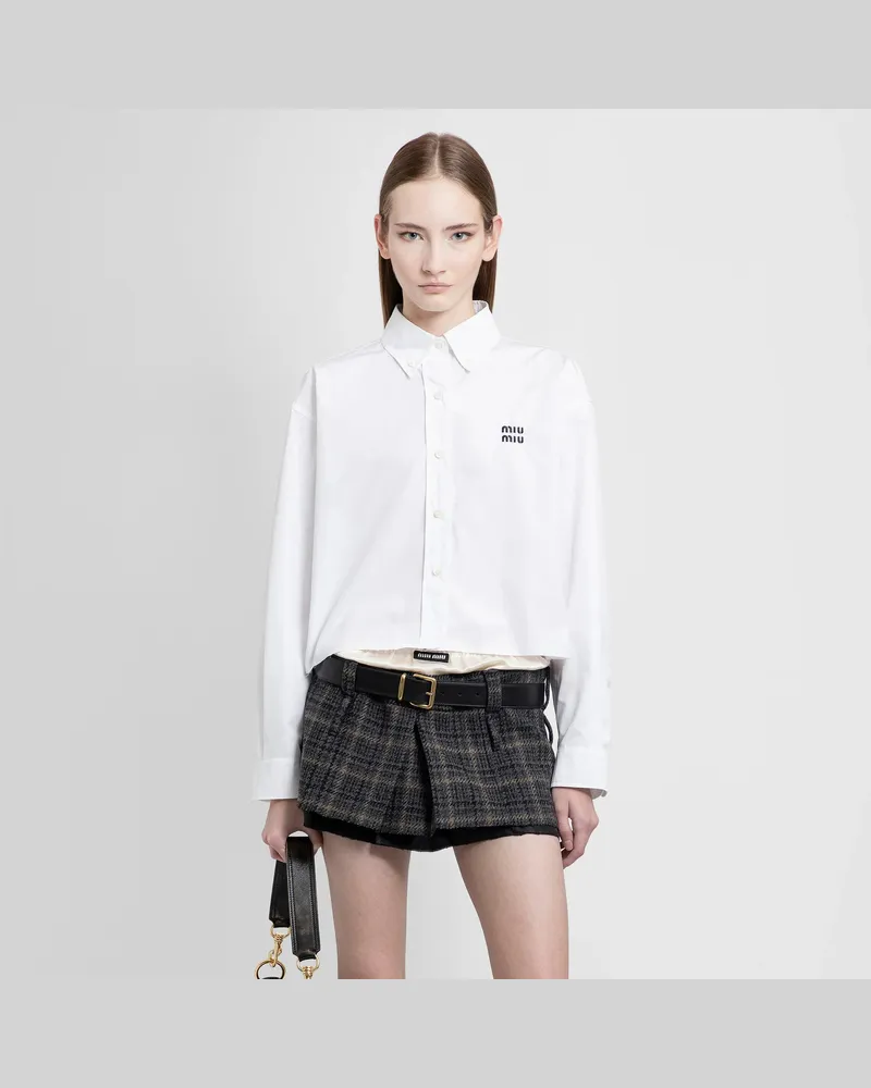 Miu Miu WOMAN WHITE SHIRTS White