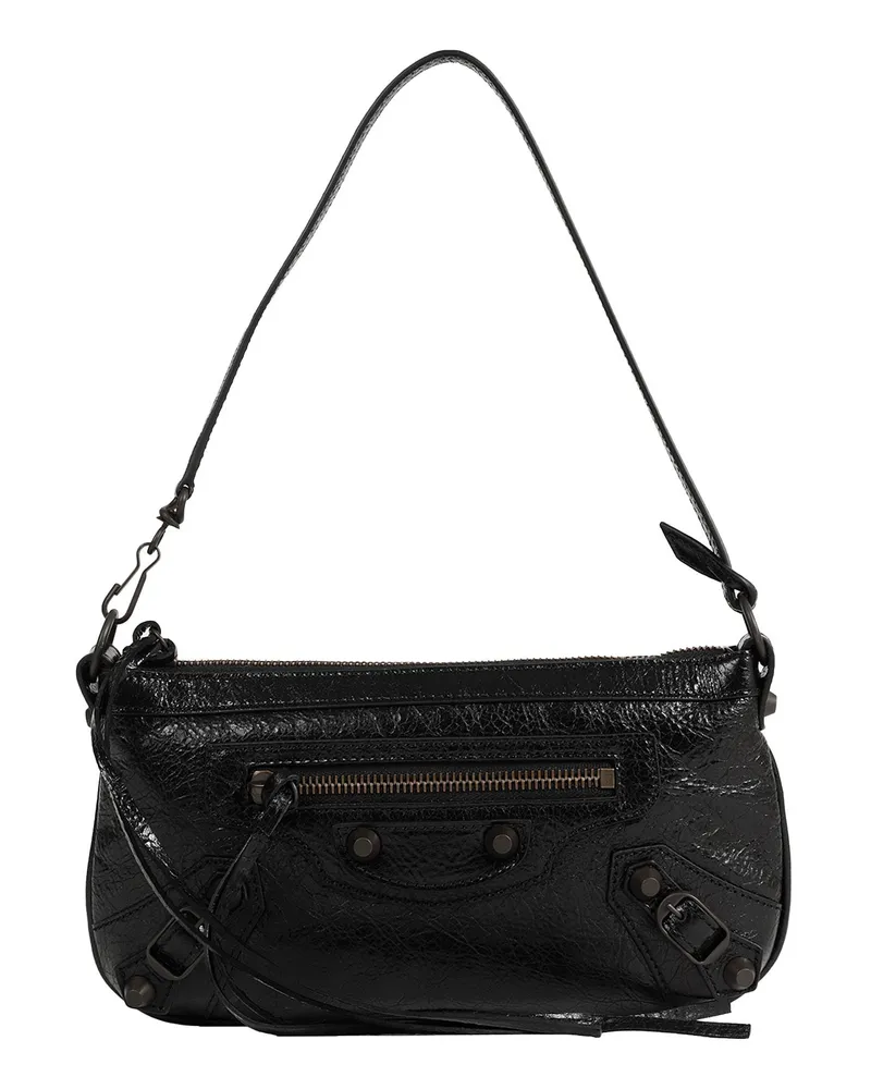 Balenciaga Le City Pouch On Strap Bag Black