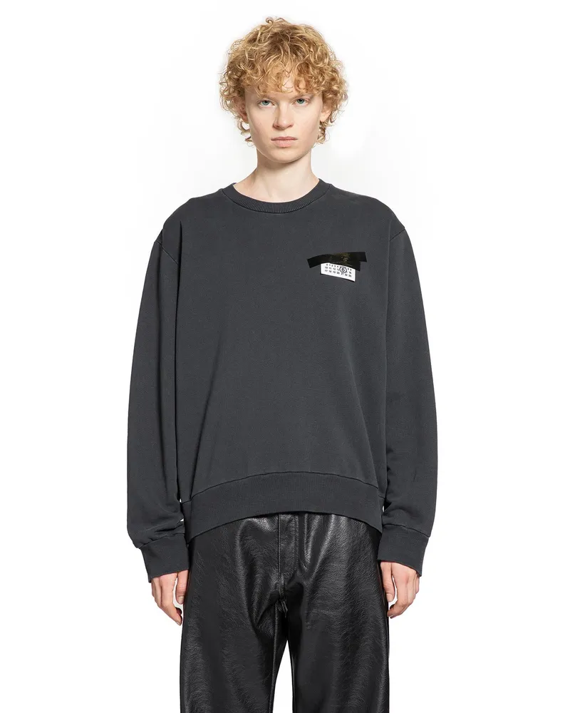 Maison Margiela Sweatshirt in Cotton Black