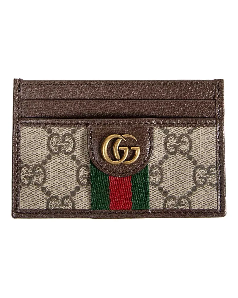 Gucci Ophidia Card Case Beige