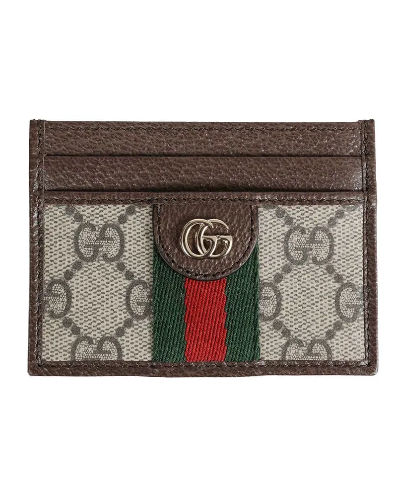 Gucci Ophidia Card Case Beige