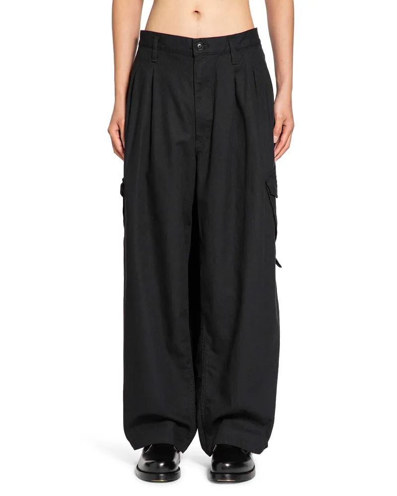 Yohji Yamamoto 12tuck Work Pants Black