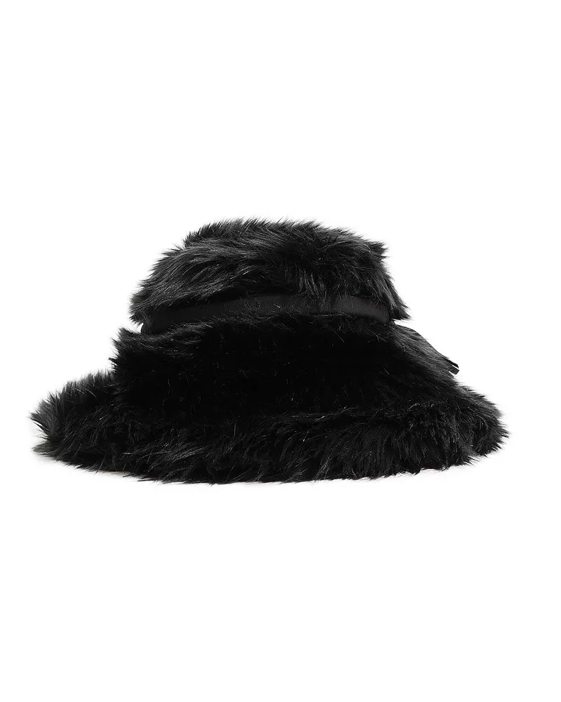 Junya Watanabe Faux Fur hat Black