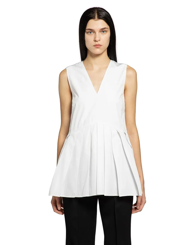 Jil Sander Top 130 PL White