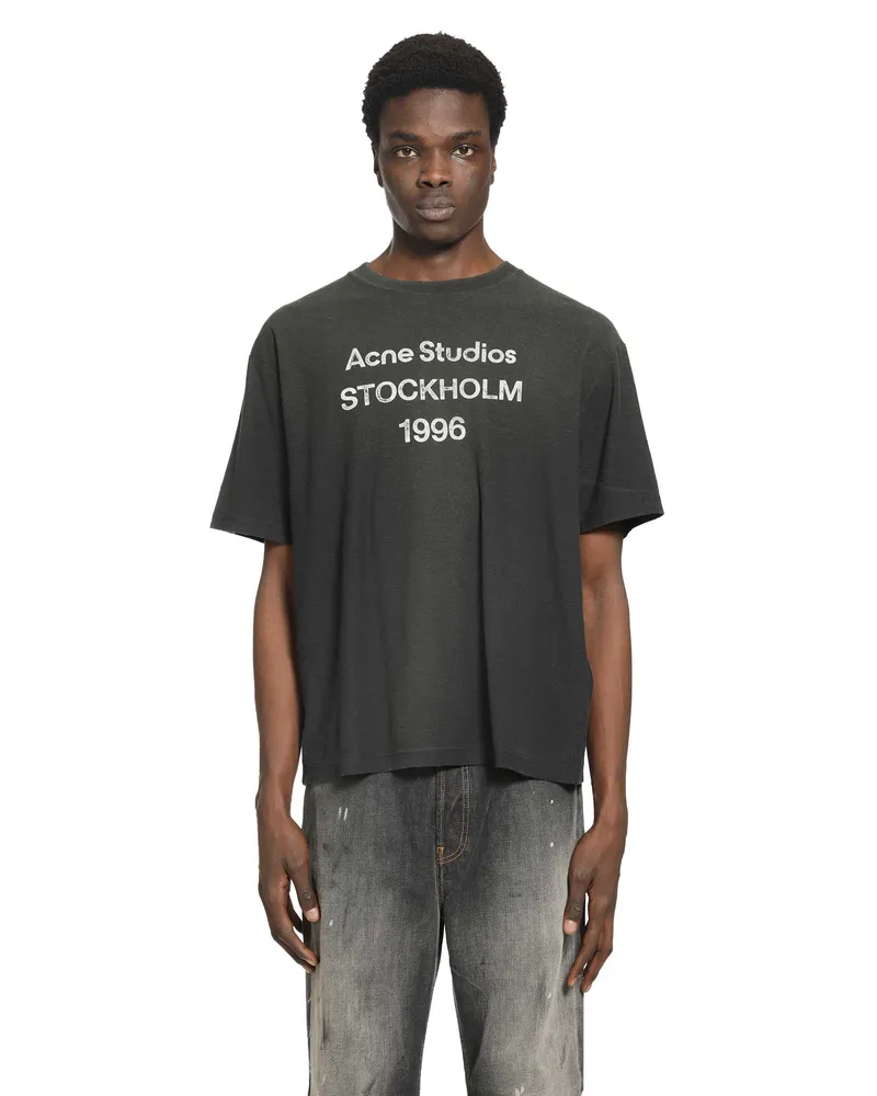 Acne Studios 1996 Logo T-Shirt Relaxed fit Black