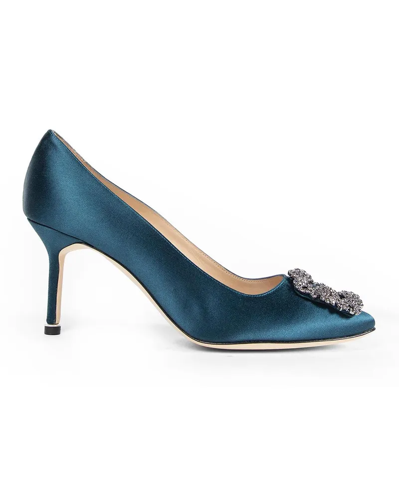 Manolo Blahnik Hangisi 70 Pumps Blue