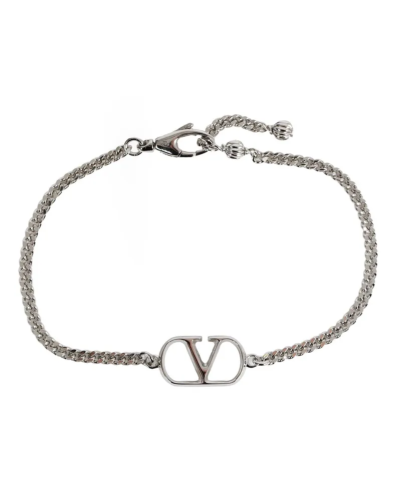 Valentino Garavani VLogo Bracelet Silver