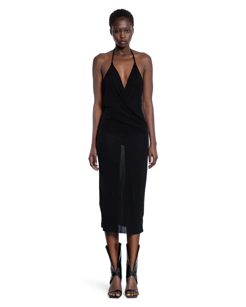 Rick Owens Abito drappeggiato di Hollywood Black