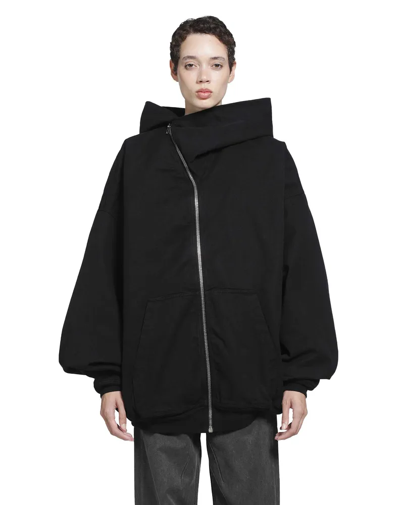 DRKSHDW by Rick Owens Tower Mountain Hun Hoodie Black