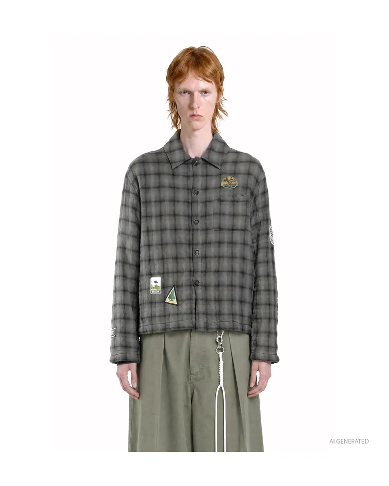 Song For The Mute Padded Workman Jacket Brown