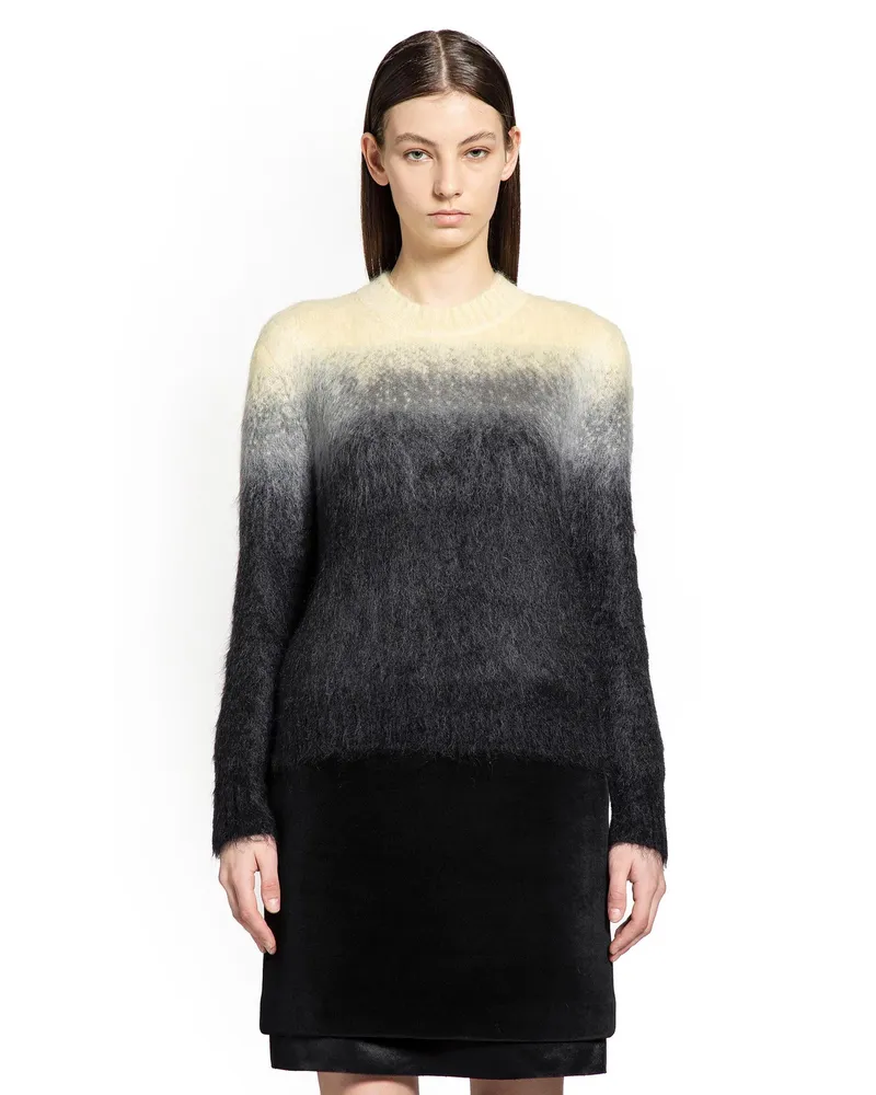 Jil Sander Gradient Mohair Sweater Multicolor
