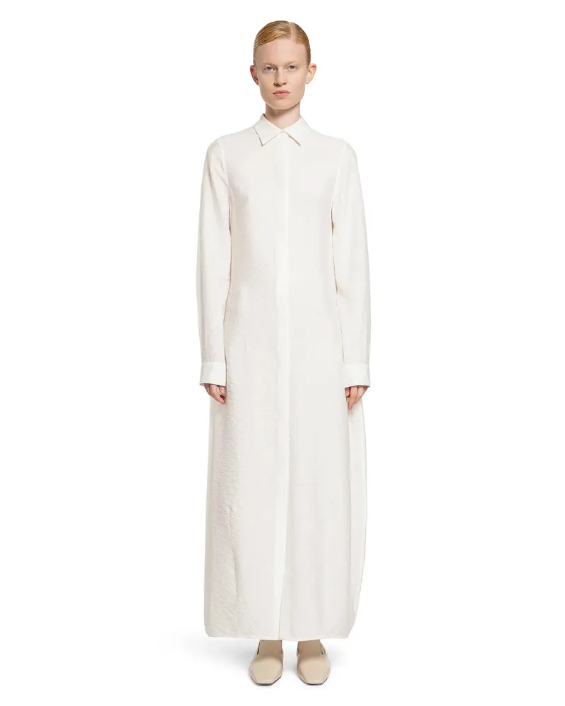 Totême Vestito camicia paracadute White