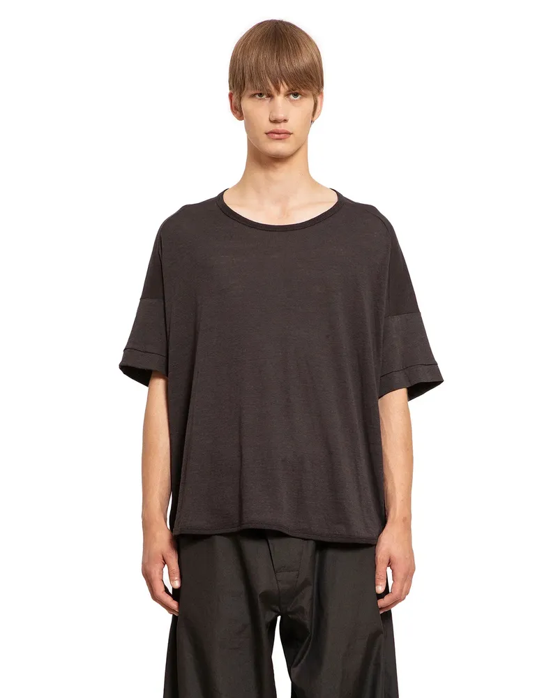 Jan-Jan Van Essche T-shirt a maniche corte con girocollo Purple