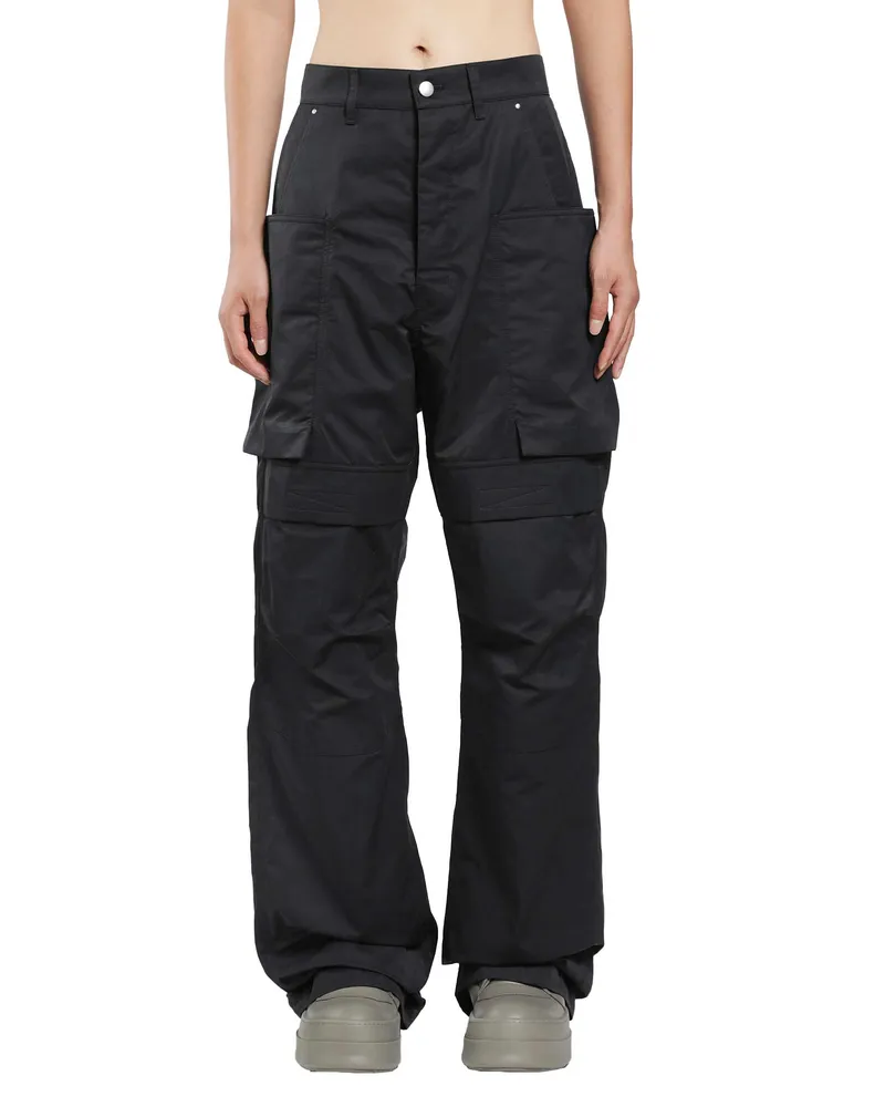 Rick Owens Tower Stefan Cargo Pants Black