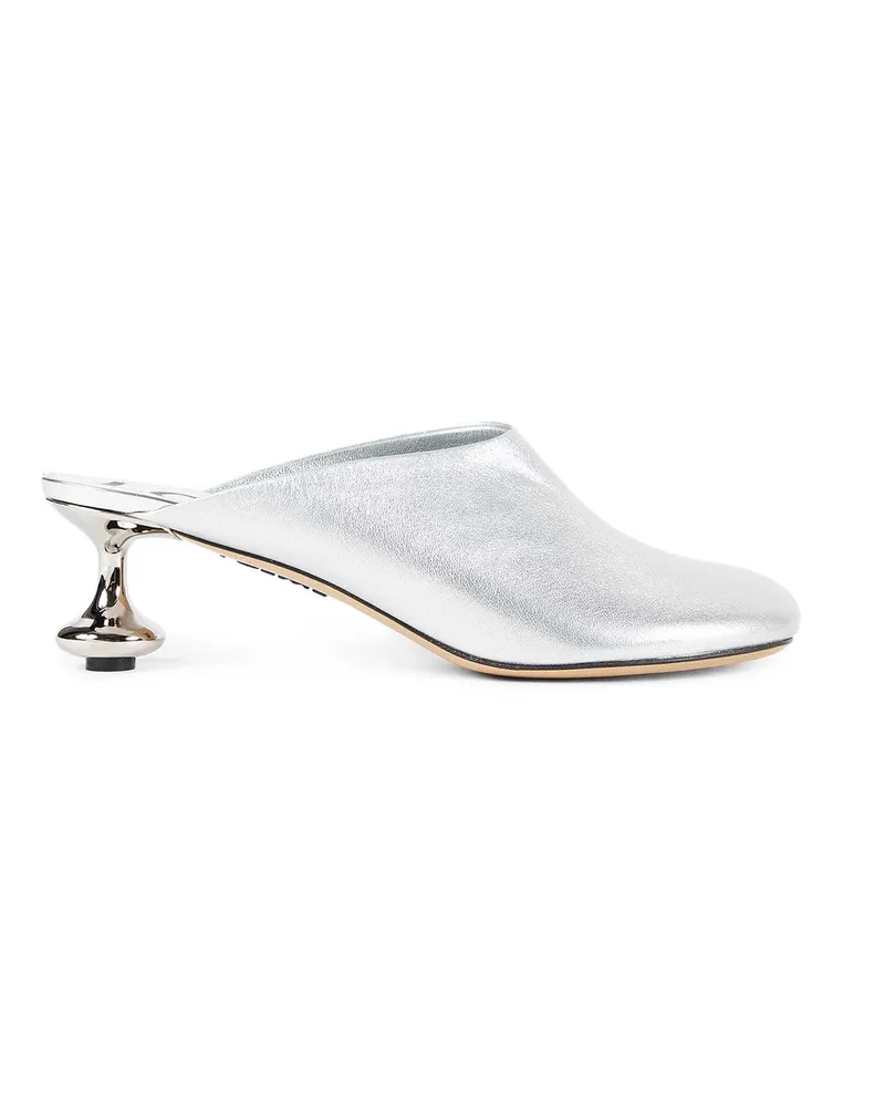 Loewe Toy Mules 45 Silver